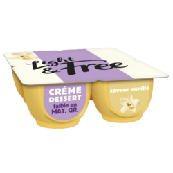 Crème Dessert Saveur Vanille x4