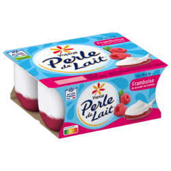 Perle de Lait Sur lit de Framboise 4x125g