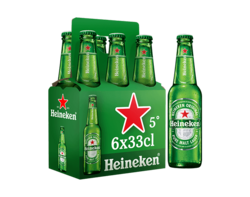 Heineken bière blonde 6x33cl 5°