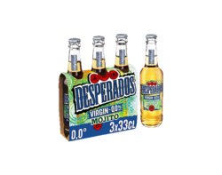 Desperados Virgin Mojito bière aromatisée menthe citron sans alcool 3x33cl 0.0°
