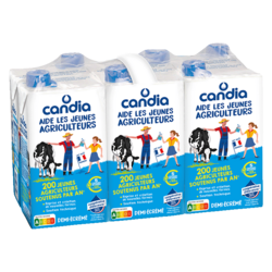 Candia Aide les Jeunes Agriculteurs Brique 6x1L