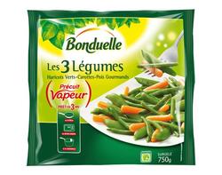 Haricots Verts, Carottes, Pois gourmands 750g