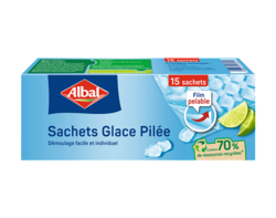 Sachets glace pilée
