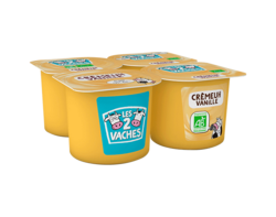 Dessert crèmeuh vanille 4x95g