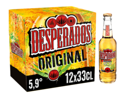 Desperados Original bière aromatisée tequila 12x33cl 5.9°