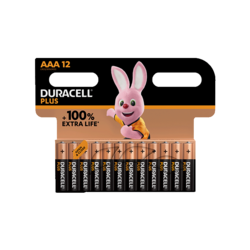 Duracell Plus 100%  AAA X12