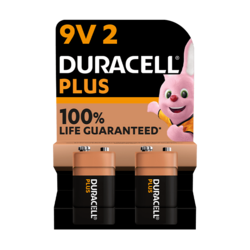 Duracell PLUS 100%  9V X2