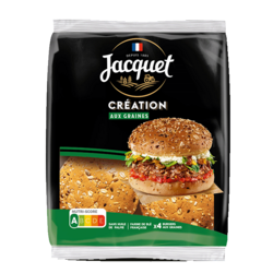 Création Burger aux Graines x4