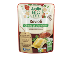 Ravioli chèvre ciboulette