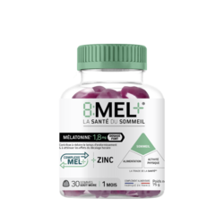 Les Gommes 8:MEL+ 1,8 mg Pot 30 - Goût mûre