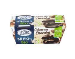 Crème au Chocolat BIO au Lait de Brebis