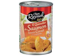 6 Quenelles de Saumon Sauce Corail à la crevette 