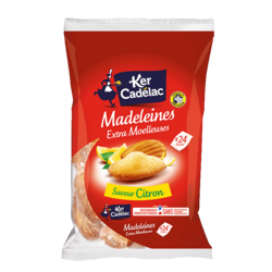 Madeleines Extra Moelleuses Saveur Citron 600g
