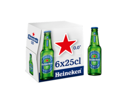 Heineken 0.0 Bière Blonde 6x25cl 0.0°