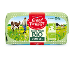 Beurre Moulé BIO Demi-Sel 250g