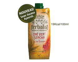 Hebalist Sencha Grenade 50cL
Sans Sucres Ajoutés ni Édulcorants