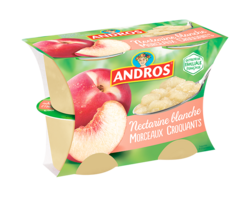 Nectarine Blanche Morceaux 4x100g