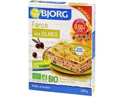 Bjorg Farce aux Olives 220g