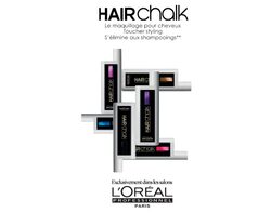 Hairchalk - 8 couleurs sophistiquées ou flashy