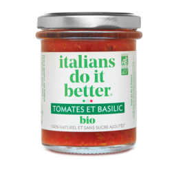 Sauce Tomate & Basilic BIO 185g