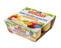 Sans Sucres Ajoutés* Pomme Banane x4