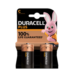 Duracell Plus 100%  C X2