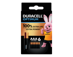 Duracell Optimum AAA x6