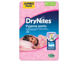 DryNites® 4-7 ans (17-30 kg) x16