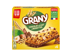 GRANY Chocolat au Lait Noisettes x6