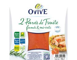 2 pavés de Truite de France Fumée & Mi-cuits