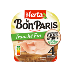 Le Bon Paris® tranché fin Conservation Sans Nitrite 4T