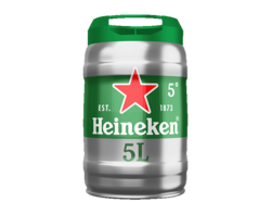Heineken bière blonde Fût 5L 5°