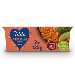 Tilda Pots Mexican Style Long Grain Rice 250g