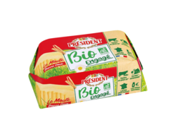 Président Beurre Bio moulé 250g doux