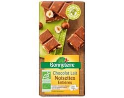 Chocolat Lait Noisettes Entières