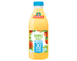 30% moins sucré Andros