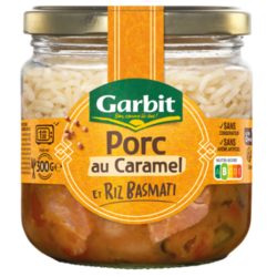 Porc au Caramel et riz basmati 300g