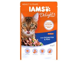 Chat Adulte Poisson de Mer & Petits Pois 