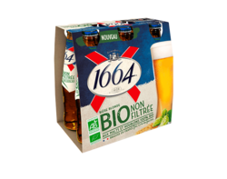 1664 Bio non filtrée - 6x25cl