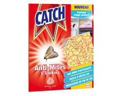 Catch Anti-Mites Parfum Linge Propre - 6 stickers