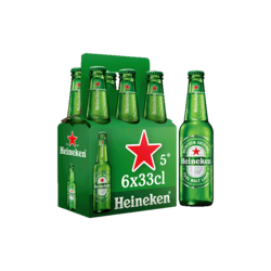 Heineken Bière boite relief 5° 6x33cl