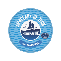 Morceaux de thon au naturel 160g