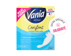 Vania® Protège-slips Confort Fresh x56