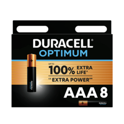 Duracell PLUS 100%  AAA X8