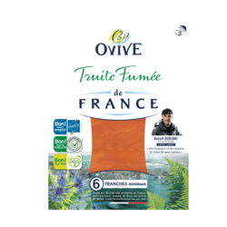 Truite fumée de France 6 tranches