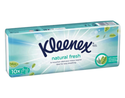 Kleenex® Mouchoirs Natural Fresh Etuis x10