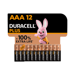 Duracell PLUS 100%  AAA X12