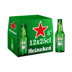 Heineken bière blonde 12x25cl 5°