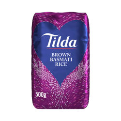 Tilda Brown Basmati Rice 500g