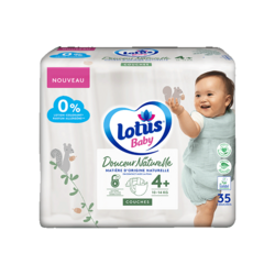 Couches Lotus Baby Douceur Naturelle T4+x35